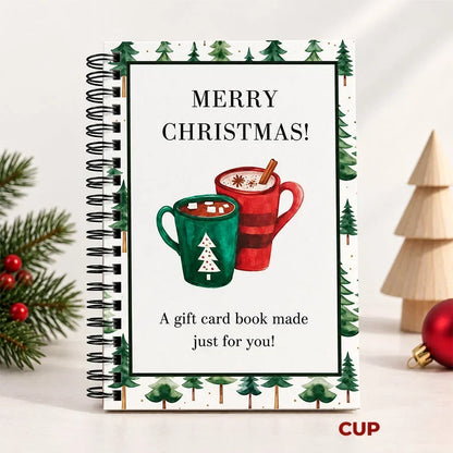 🔥 Christmas Gift Card Book🔥 – 12 Gift Card Pages & Personal Message Holder