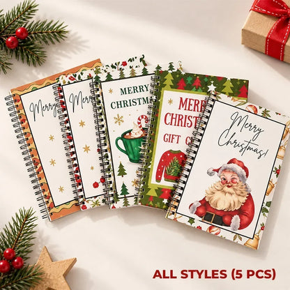 🔥 Christmas Gift Card Book🔥 – 12 Gift Card Pages & Personal Message Holder