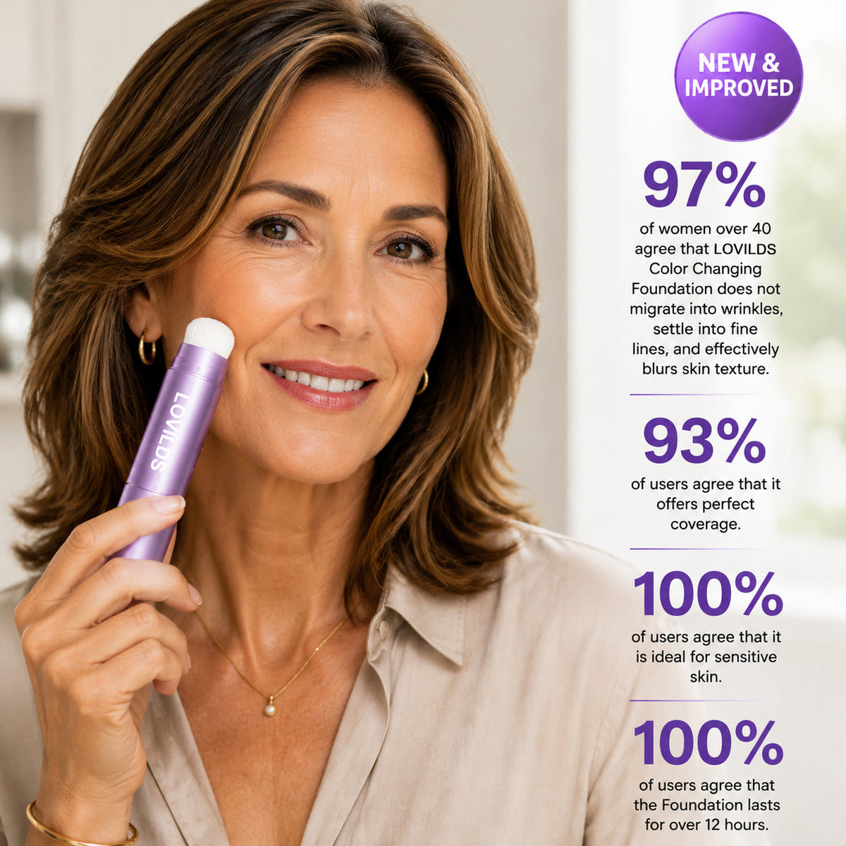 Changing Foundation Stick  – The stick that makes mature skin glow again