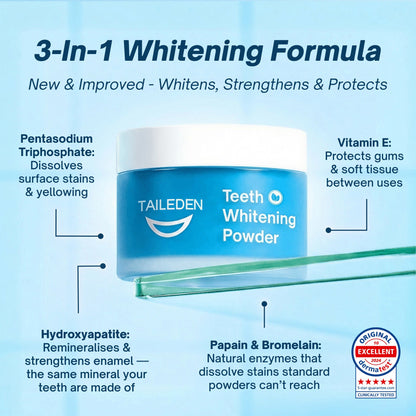 Expert-approved teeth whitening powder