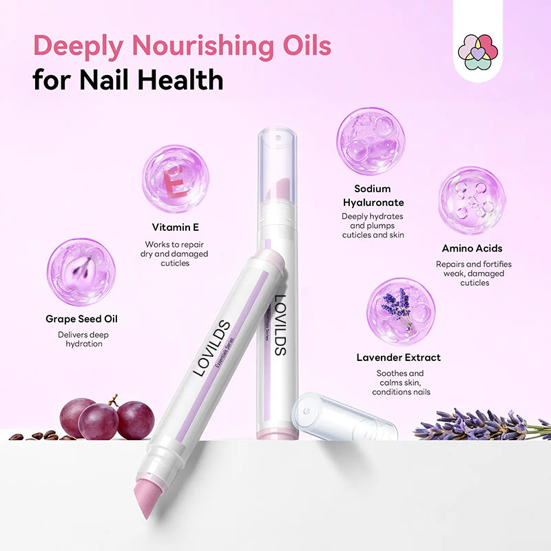 [Last Day Buy 1 Get 1 Free] 2‑In‑1 Cuticle Remover Pen, Ceramic 45° Tip With Lemon Oil 💅