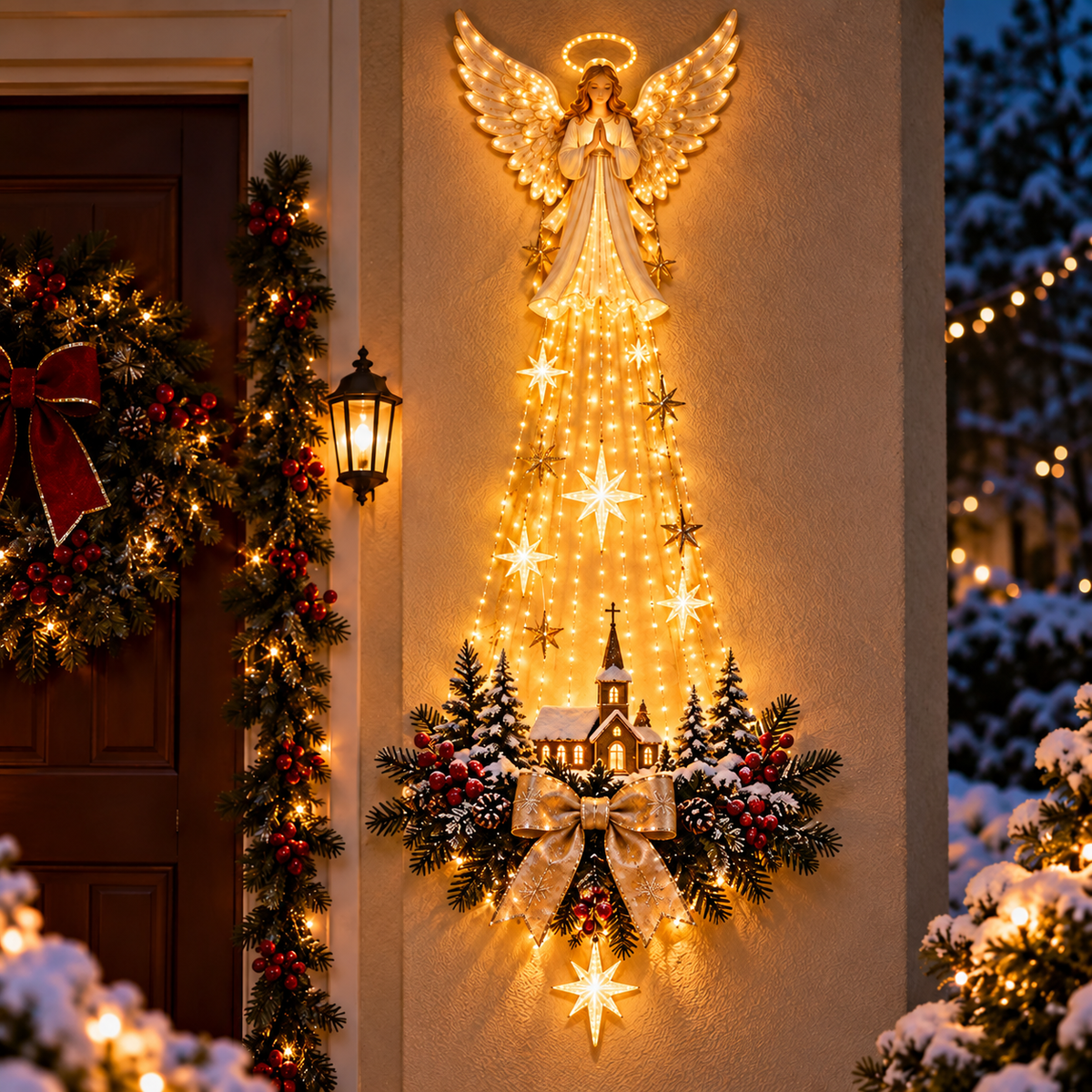✨Last Day 50% OFF✨✝️ Bethlehem Star of Faith™ – Lighted Nativity Wall Decor