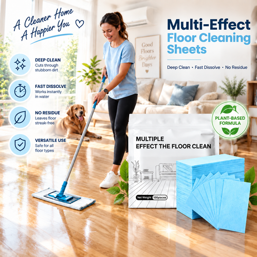 Multi-Effect Floor Cleaning Sheets – Powerful Deep Clean for Hardwood, Tile & Laminate