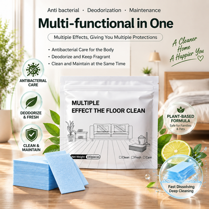 Multi-Effect Floor Cleaning Sheets – Powerful Deep Clean for Hardwood, Tile & Laminate